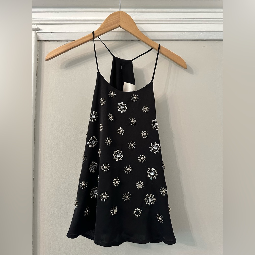 JOA Embellished Swing Style Top